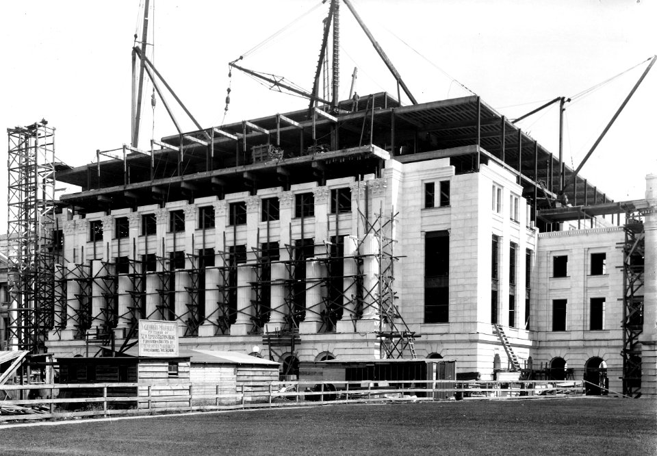 1929 (june 1) A Section Admin Bldg looking SE USDA Construction Photo Collection (1)