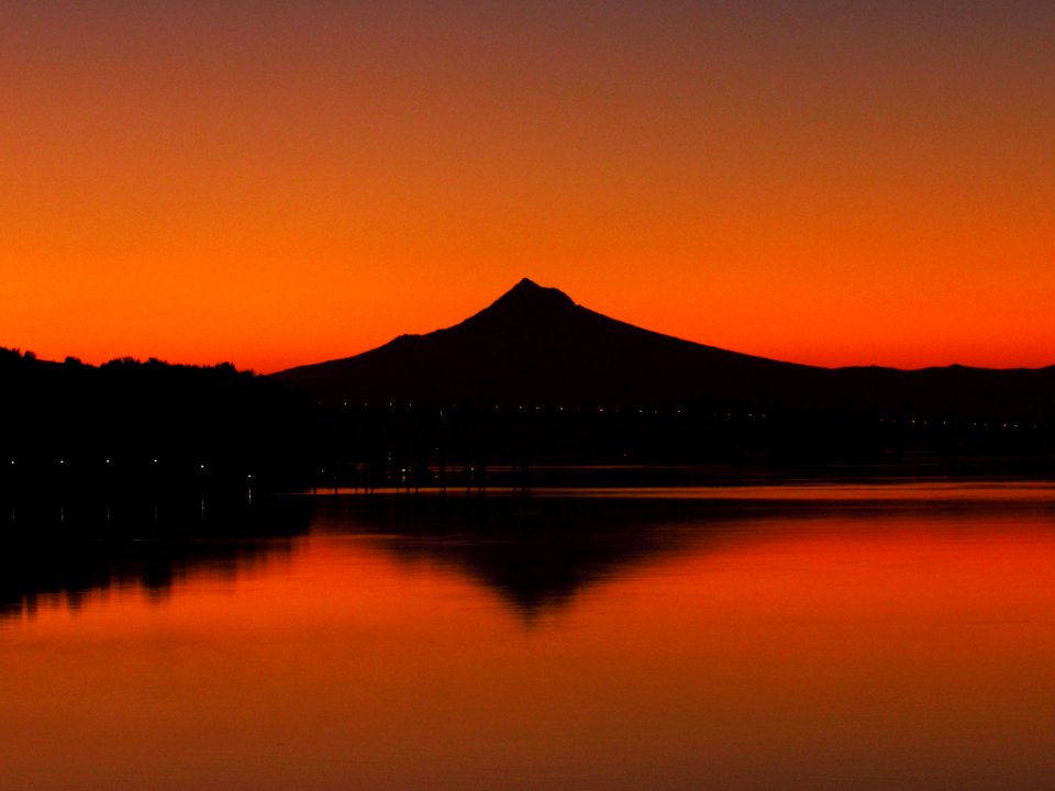Sunrise at Columbia River
