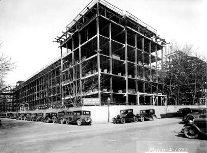 1931 (Mar 2) South Bldg looking NE USDA Construction Photo Collection (1)