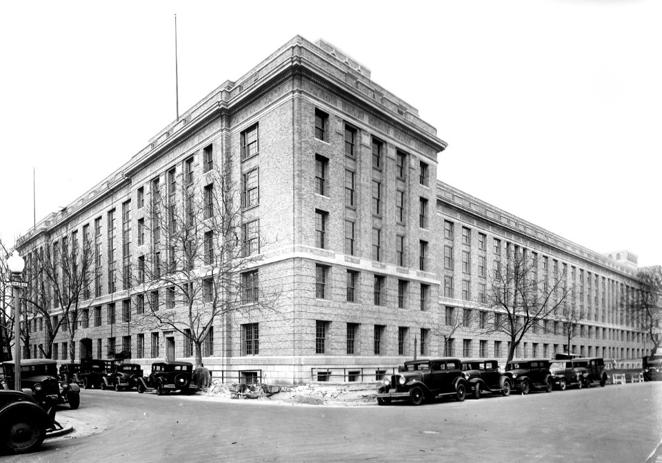 1932 (Mar 1) South Bldg looking NW USDA Construction Photo Collection (1)