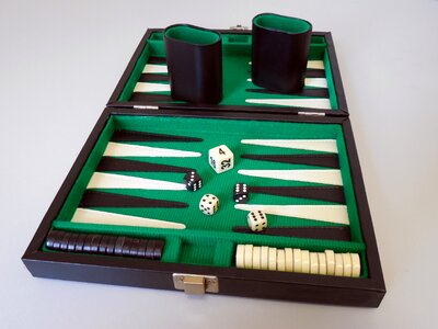 Game board cube strategy photo