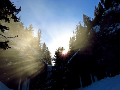 Tamanawas Falls Trail at Mt. Hood in Oregon