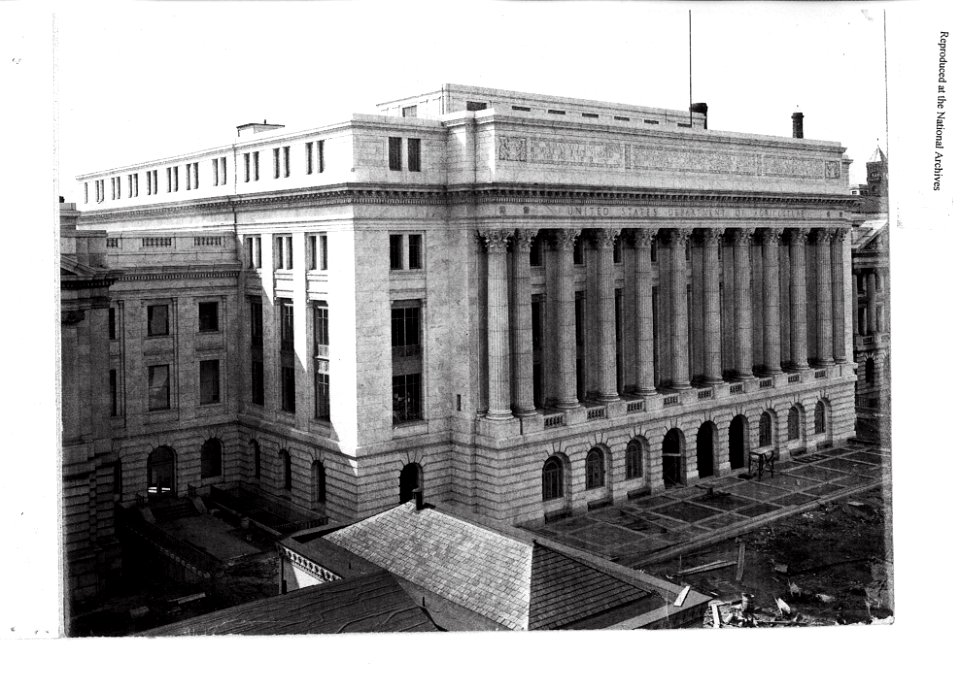 1930 (Mar 3) USDA Bldg Looking SW RG 121 NARAII