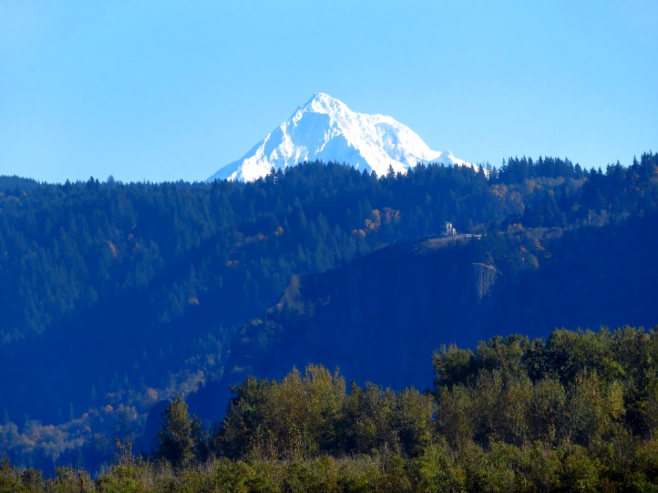 Mt. Hood at Steigerwald Lake NWR in WA