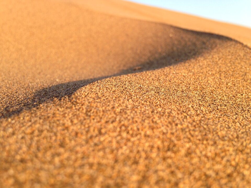 Sand dune beach wide