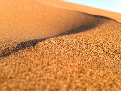Sand dune beach wide photo