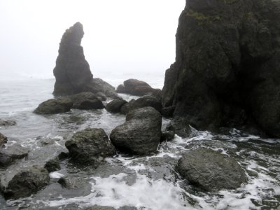 Ruby Beach at Olympic National Park in WA photo