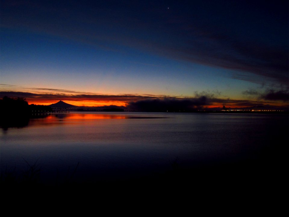 Sunrise at Columbia River in Vancouver, WA