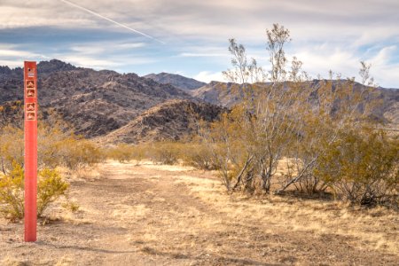 Closed route at Sawtooth Canyon Campground