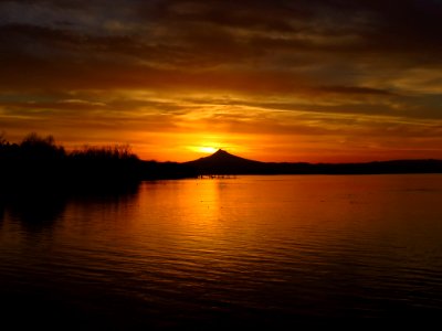 Sunrise at Columbia River in Vancouver, WA