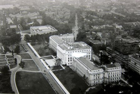 1931 (June) Aerial view from Washington Monument MS Collection 182 USDA History Collection NAL (53)