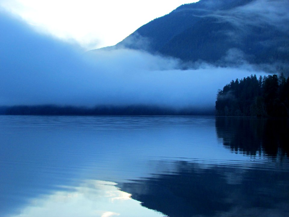 Lake Crescent at Olympic NP in WA