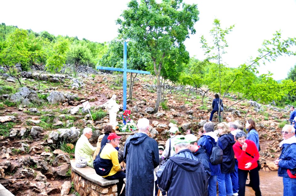 Blue Cross Apparition Site - Medjugorje - Hotel Pansion Porta - Bosnia Herzegovina - Creative Commons by gnuckx - Podbrdo