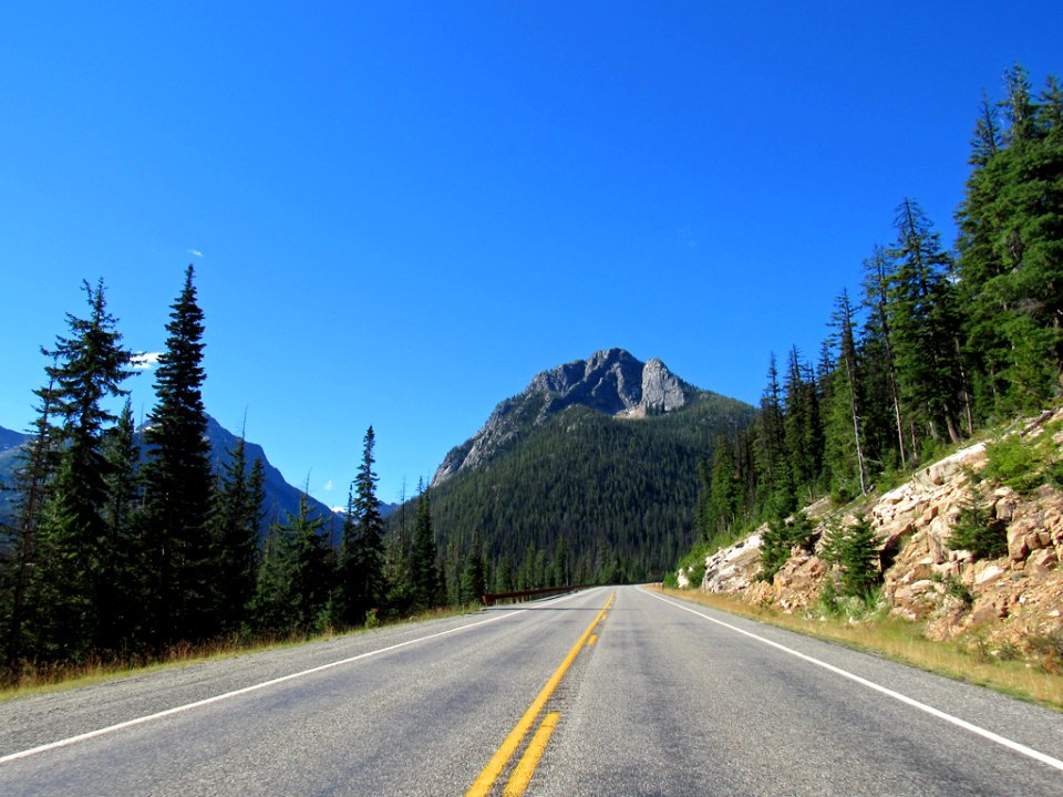 Highway 20 at North Cascades NP in WA