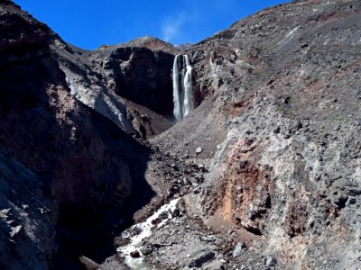 Loowit Falls Trail at Mt. St. Helens NM in WA photo