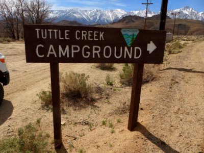 Sign at Tuttle Creek Campground