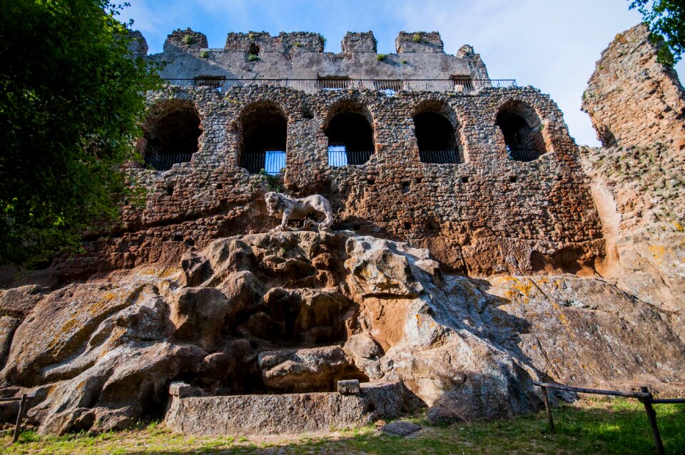 Lazio dead city monterano