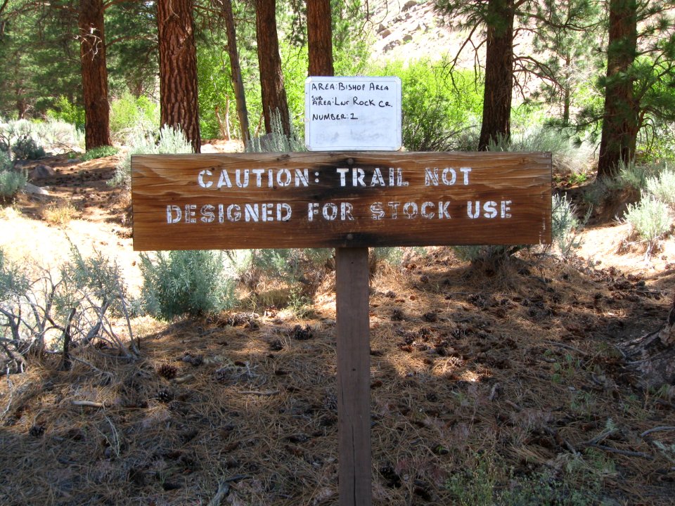 Sign at Rock Creek