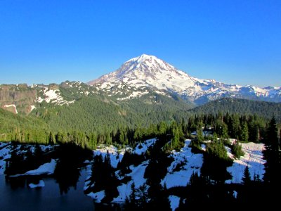 Eunice Lake at Mt. Rainier NP in Washington