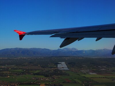Flying return journey farewell