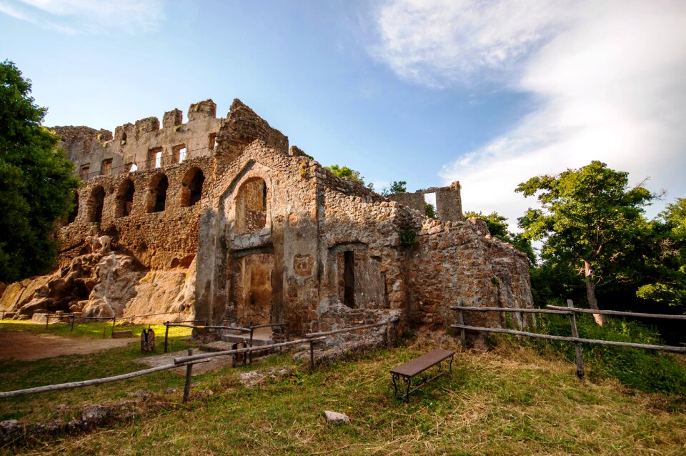 Lazio dead city monterano