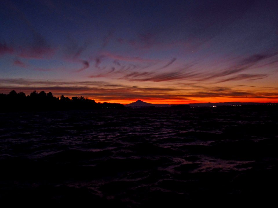 Sunrise at Columbia River in Vancouver, WA