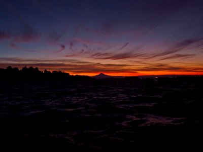 Sunrise at Columbia River in Vancouver, WA