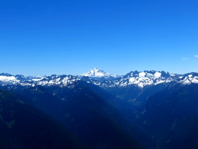 Glacier Peak at North Cascades NP in WA photo