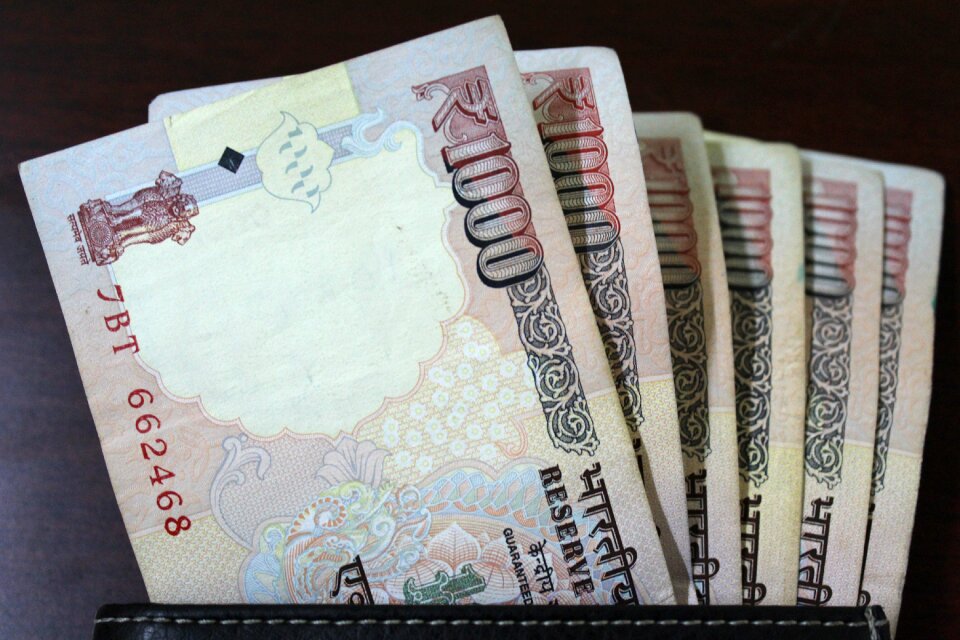 Indian rupee money bank