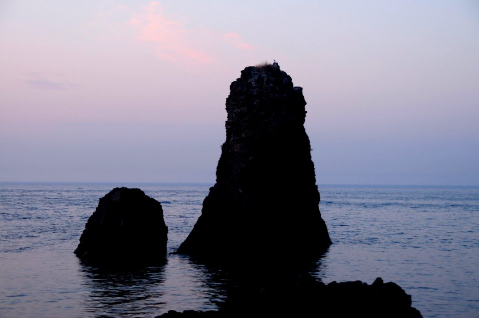 Islands of the Cyclops at Dawn Sicily Italy - Creative Commons by gnuckx