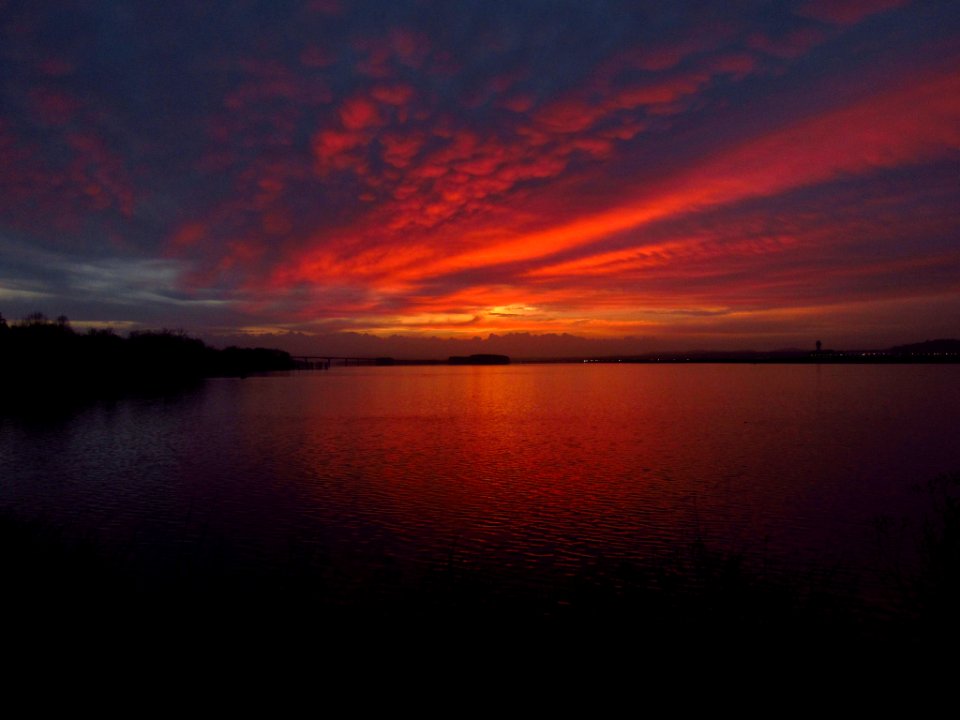 Sunrise at Columbia River in Vancouver, WA