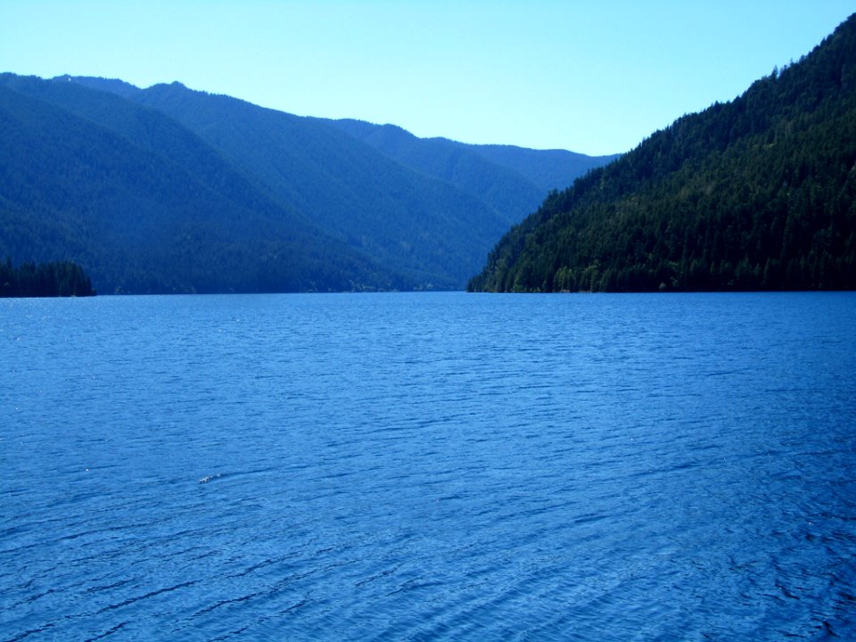 Lake Crescent at Olympic NP in WA