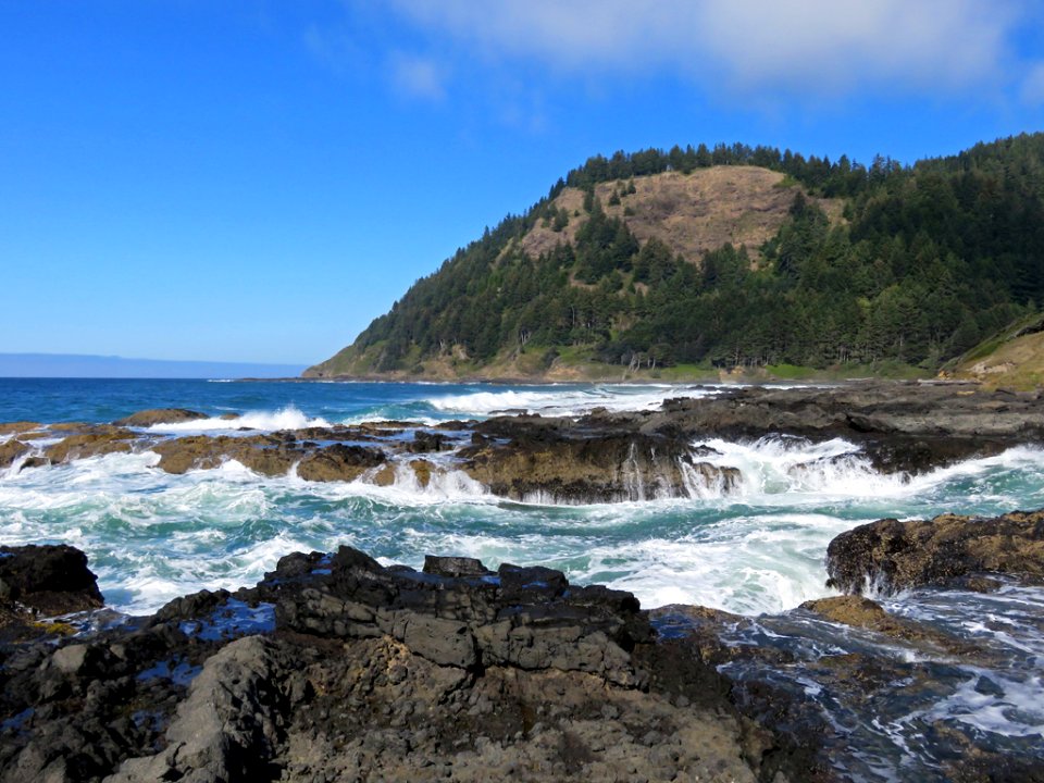 Good Fortune Cove at Cape Perpetua in Oregon