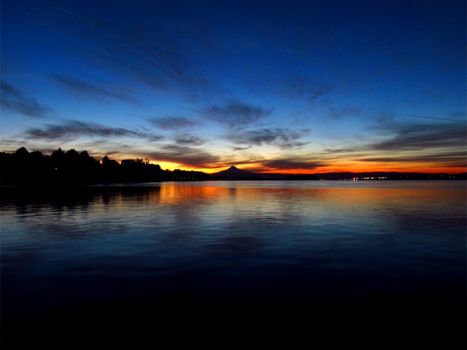 Sunrise at Columbia River