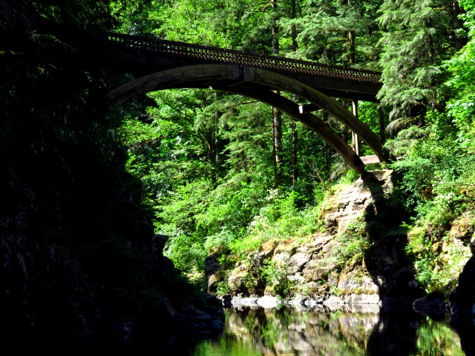 Moulton Bridge at Lewis River in WA