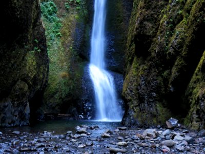 Oneonta Gorge Falls in Oregon