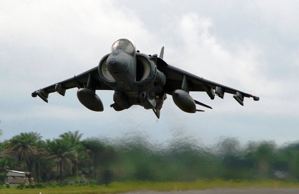 Jet military flight