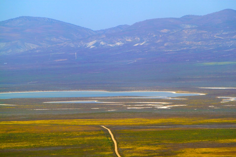 Looking Down on Soda Lake at Esther Livingston