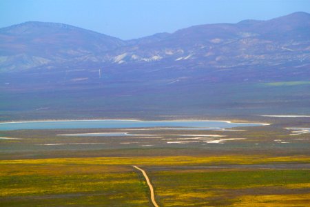 Looking Down on Soda Lake at Esther Livingston