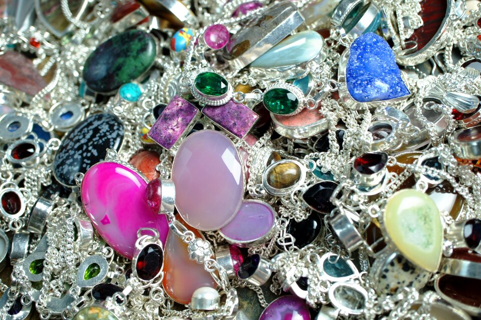 Chokers colorful gems