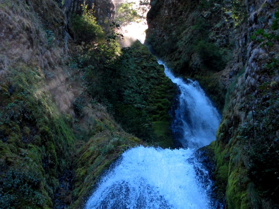 Waterfall at Columbia River Gorge in OR