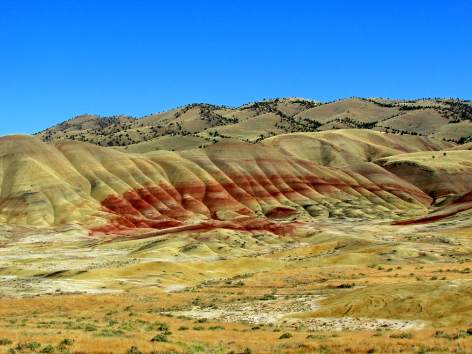 Painted Hills Unit at John Day Fossil Beds NM in OR