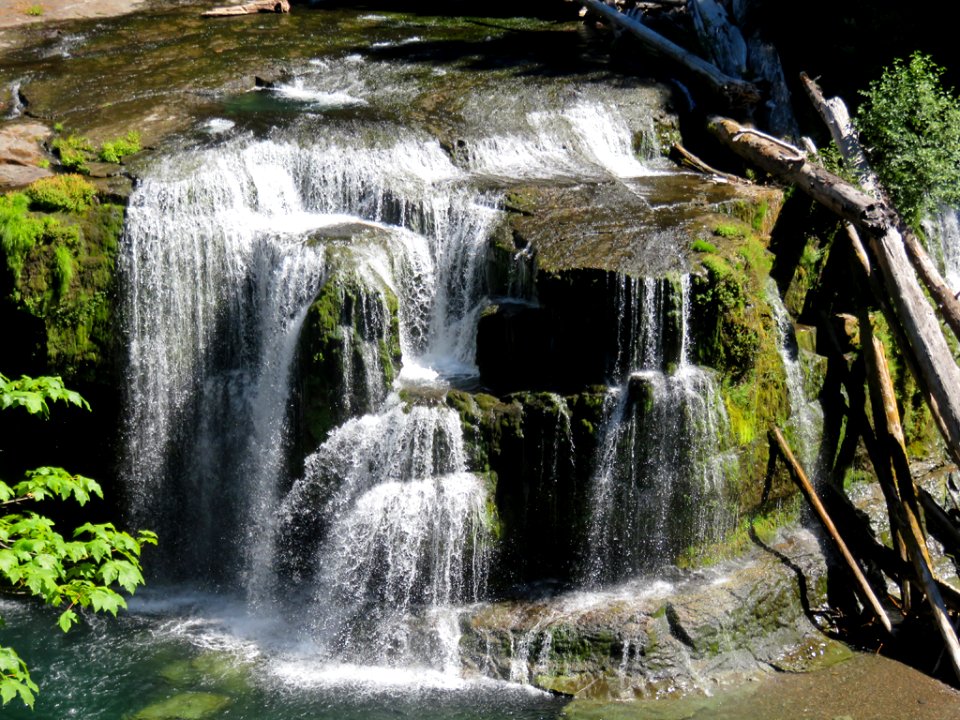 Lower Lewis River Falls in Washington