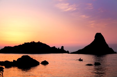 Islands of the Cyclops at Dawn Sicily Italy - Creative Commons by gnuckx