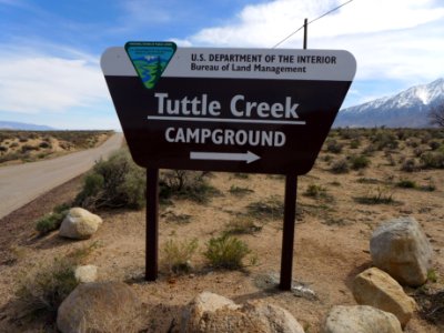 Sign at Tuttle Creek Campground