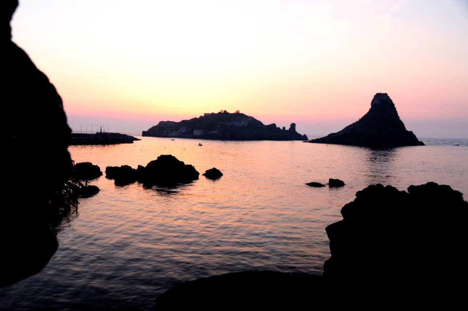Islands of the Cyclops at Dawn Sicily Italy - Creative Commons by gnuckx