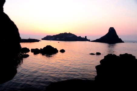 Islands of the Cyclops at Dawn Sicily Italy - Creative Commons by gnuckx