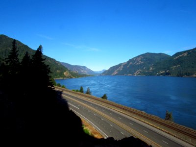 Mitchell Point at Columbia River Gorge in OR