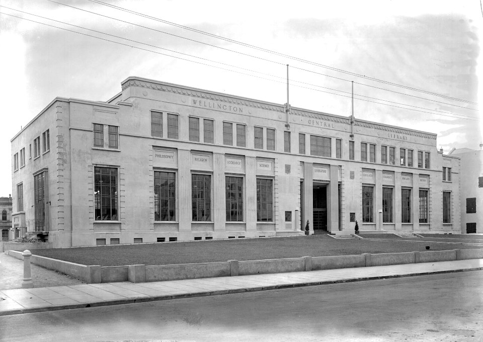 7; Wellington Central Library, Mercer Street - Circa 1940