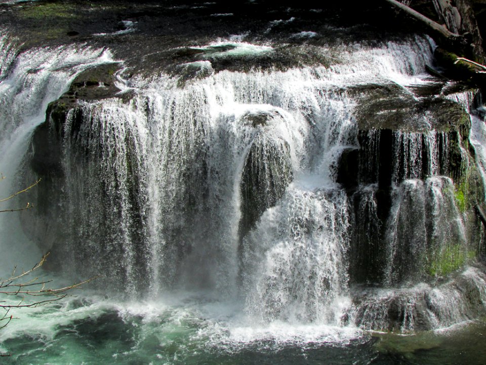 Lower Lewis River Falls in Washington